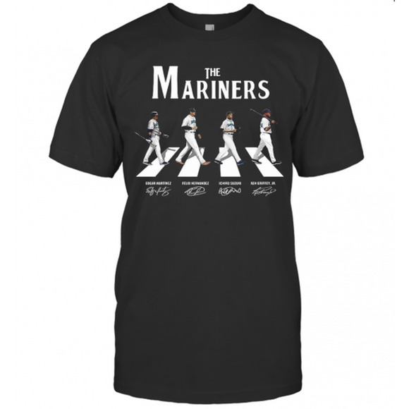 Tops - The Mariners Abbey Road Signatures T-Shirt